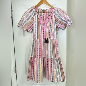 NWOT Style & Co Bohemian Tiered Stripe Beach Dress